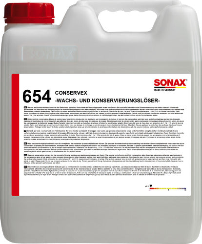 SONAX Wachs- und Konservierungs-Löser ConservEx - 10 Ltr