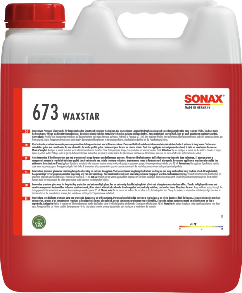 SONAX WaxStar - 10 Ltr