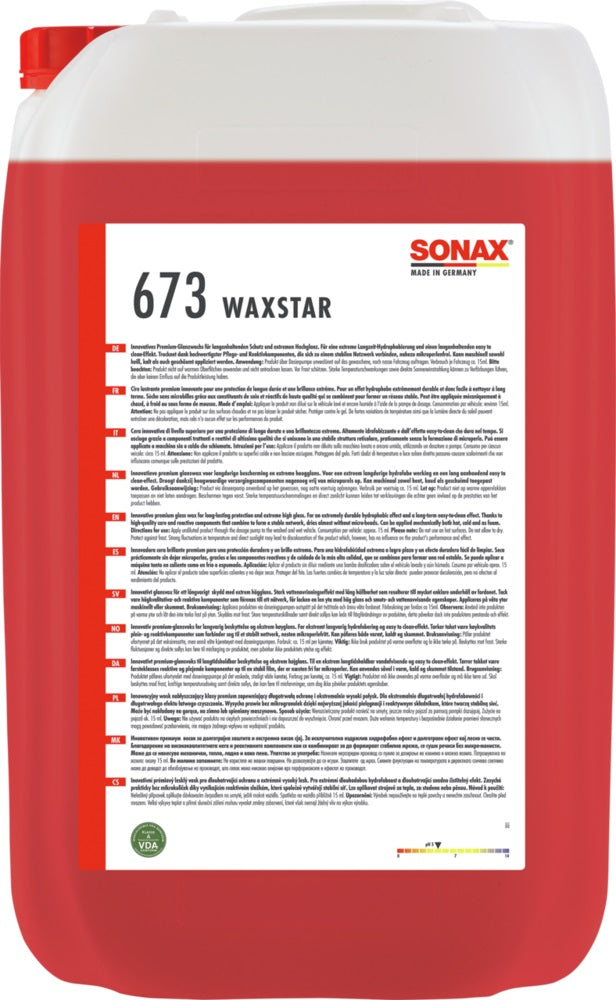 SONAX WaxStar - 25 Ltr