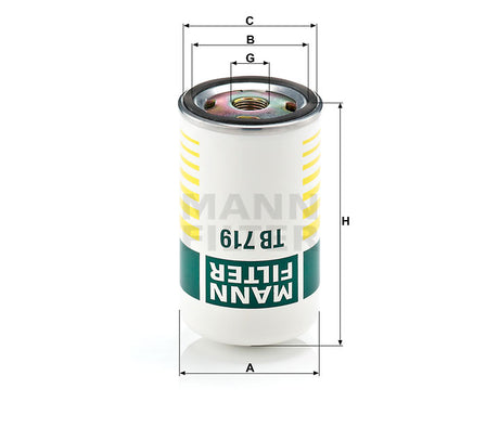 TB 719 air dryer box spin-on