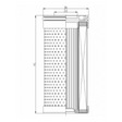 U111G25V/ESD hydraulic filter element
