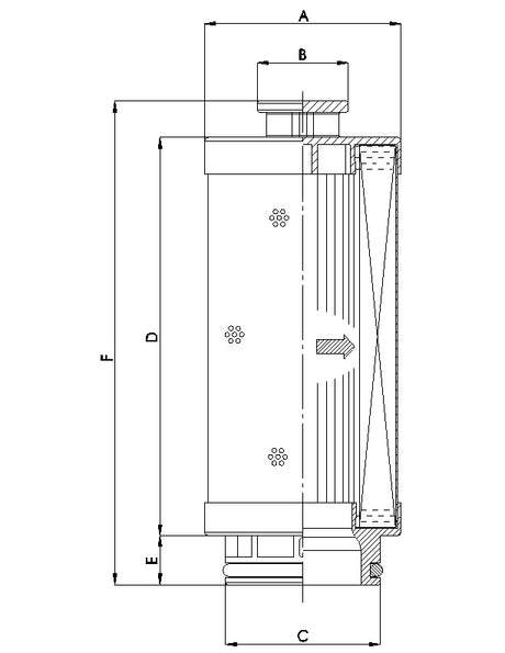 U131G03V/ESD hydraulic filter element