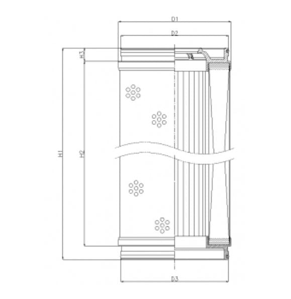 U163G01V/ESD hydraulic filter element