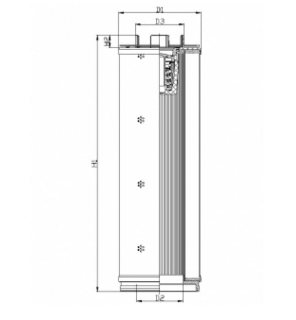 U562G03B3 hydraulic filter element