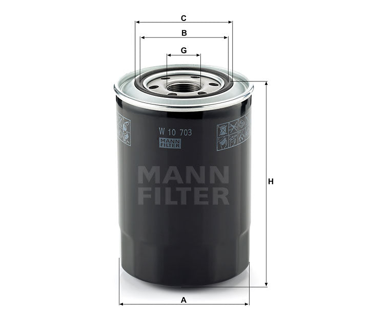 W 10 703 oil filter