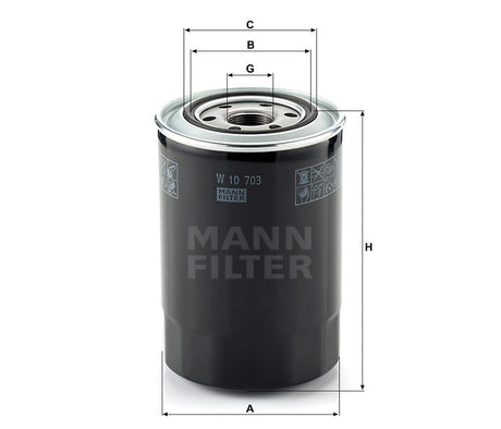 W 10 703 oil filter