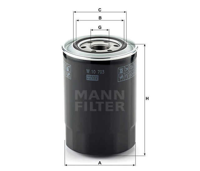 W 10 703 oil filter