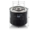 W 1126 oil filter (spin-on)