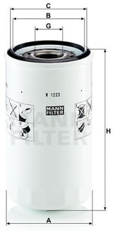 W 1223 oil filter