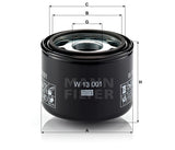 W 13 001 hydraulic filter spin-on