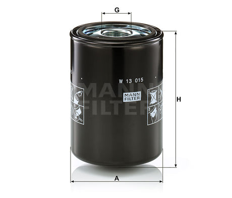 W 13 015 hydraulic filter spin-on
