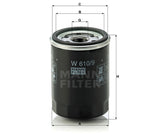 W 610/9 oil filter (spin-on)