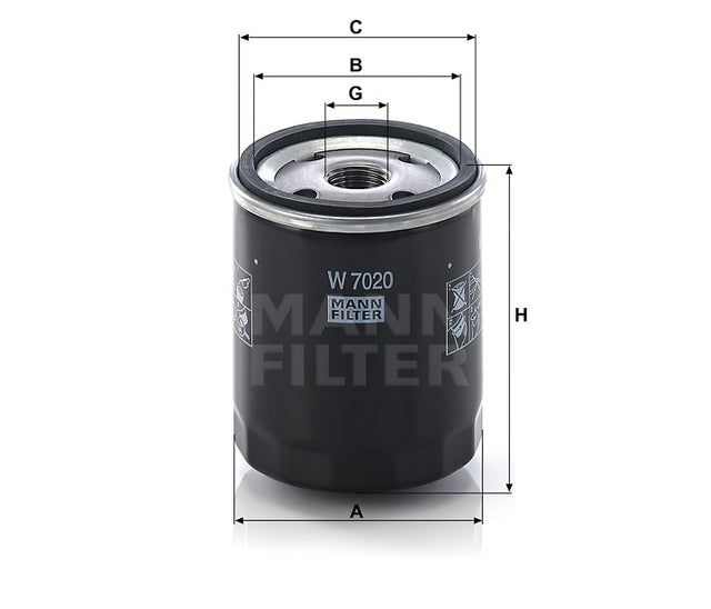 W 7020 oil filter