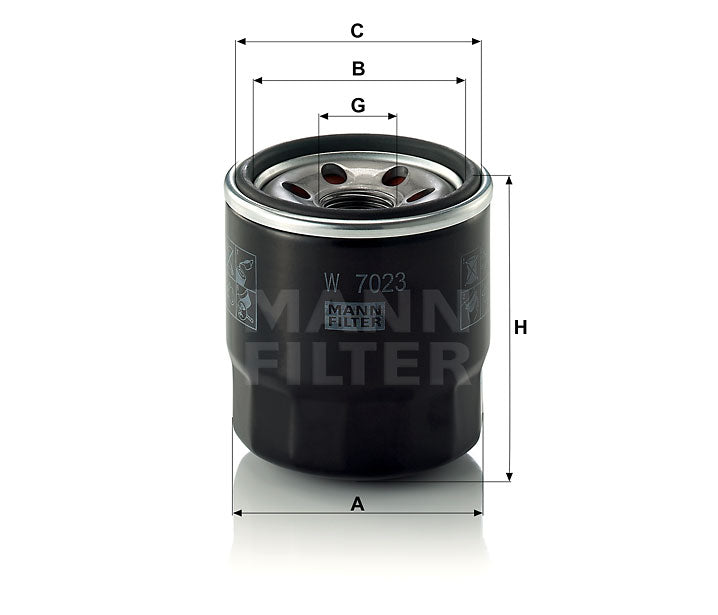 W 7023 oil filter