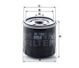 W 7032 oil filter