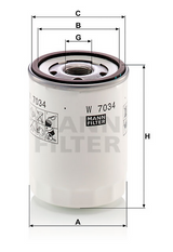 W 7034 oil filter (spin-on)