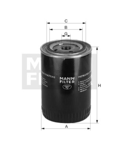 W 7056 spin-on filter