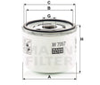 W 7057 oil filter spin-on