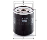 W 7061 oil filter spin-on