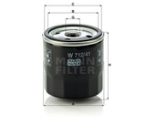 W 712/41 oil filter (spin-on)