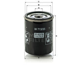 W 713/35 oil filter (spin-on)