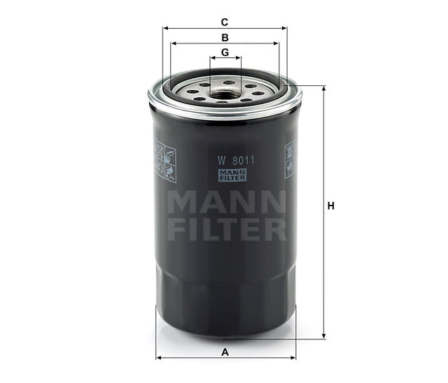 W 8011 oil filter