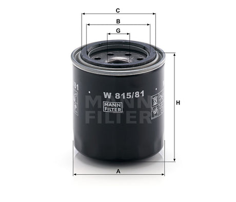 W 815/81 oil filter