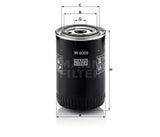 W 9009 oil filter (spin-on)