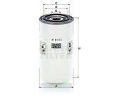 W 9102 oil filter spin-on