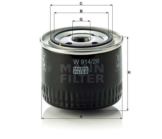 W 914/26 oil filter