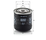 W 920/14 oil filter (spin-on)