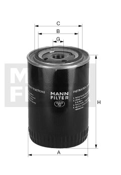 W 920/84 oil filter (spin-on)