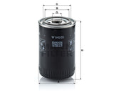 W 940/29 oil filter (spin-on)