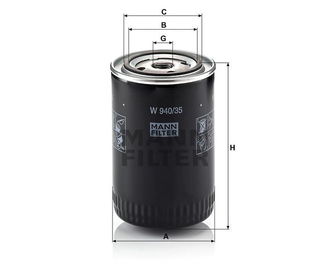 W 940/35 oil filter (spin-on)