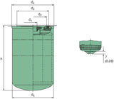 W 940/55 oil filter (spin-on)
