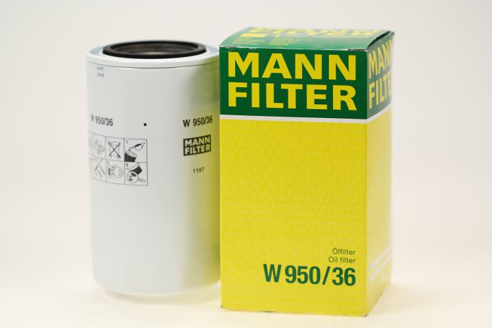 W 950/36 oil filter (spin-on)