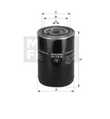 WD 10 009 hydraulic filter spin-on