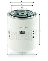 WD 14 002 oil filter spin-on