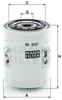 WD 8001 oil filter (spin-on)