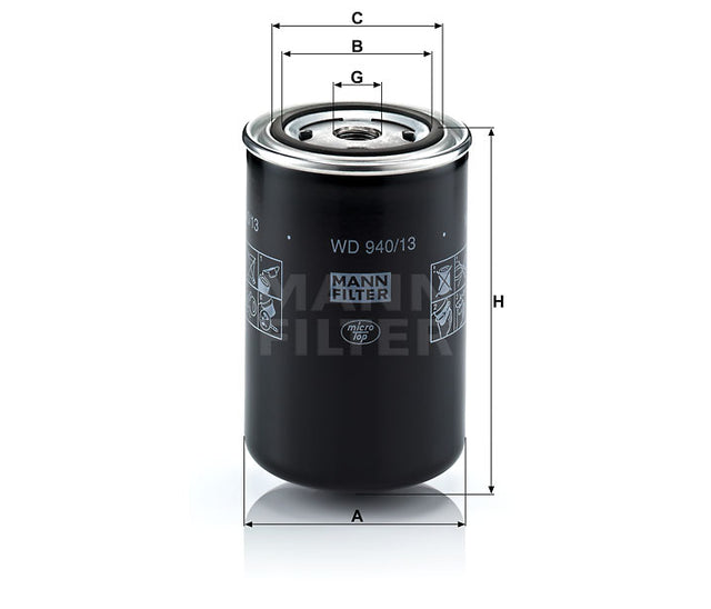 WD 940/13 oil filter (spin-on)