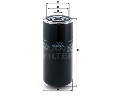 WD 962/8 oil filter (spin-on)