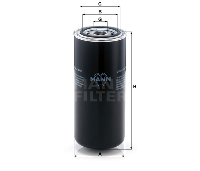 WD 962/8 oil filter (spin-on)