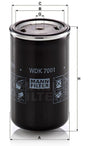 WDK 7001 fuel filter spin-on