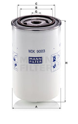 WDK 9003 fuel filter spin-on