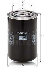 WDK 9100/2 fuel filter (spin-on)