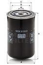 WDK 9100/2 fuel filter (spin-on)