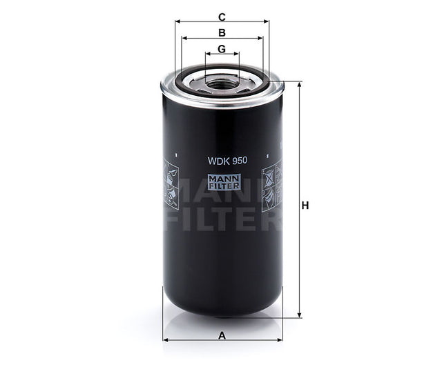 WDK 950 fuel filter