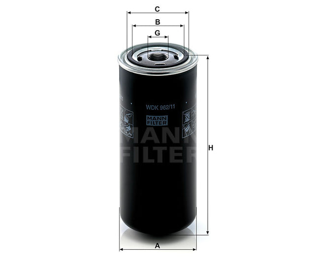 WDK 962/11 fuel filter