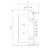 WG1013 Filter element for pressure filter
