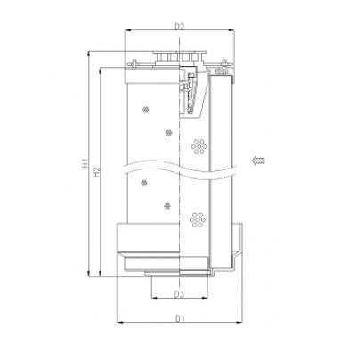 WG1014 hydraulic filter element